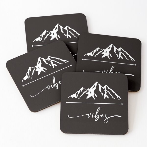 Item preview, Mountain Vibes White designed and sold by NJ-Fishbowl.
