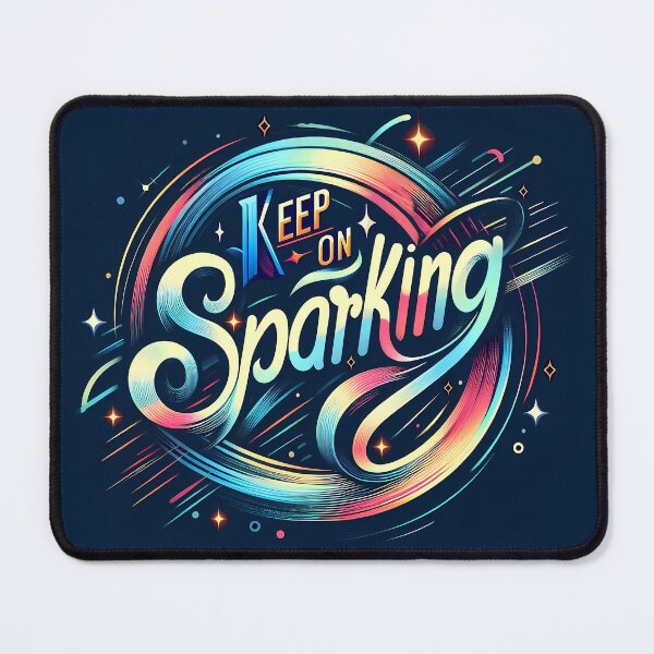 Item preview, Keep on sparkling, typography designed and sold by maxmaj.