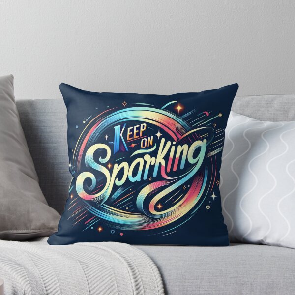 Item preview, Keep on sparkling, typography designed and sold by maxmaj.