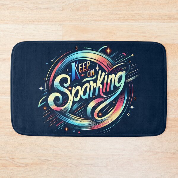Item preview, Keep on sparkling, typography designed and sold by maxmaj.
