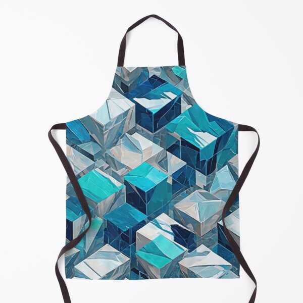 Item preview, Radiant Blue Prism Geometric Texture designed and sold by Harmonic_Layers.