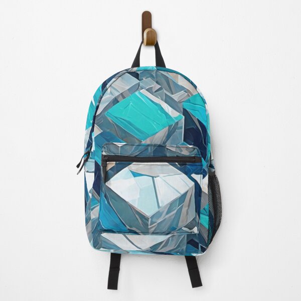 Item preview, Radiant Blue Prism Geometric Texture designed and sold by Harmonic_Layers.
