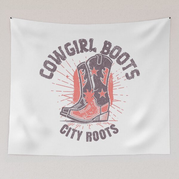 Item preview, Cowgirl Boots, City Roots designed and sold by Panda Creative Studio.