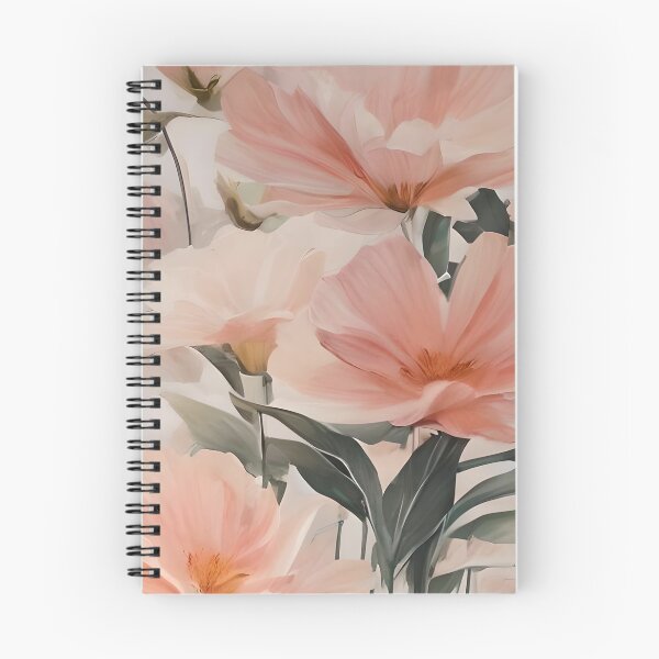 Item preview, Romantic Light Peach Brushstrokes Flower designed and sold by Ciervo Primavera.
