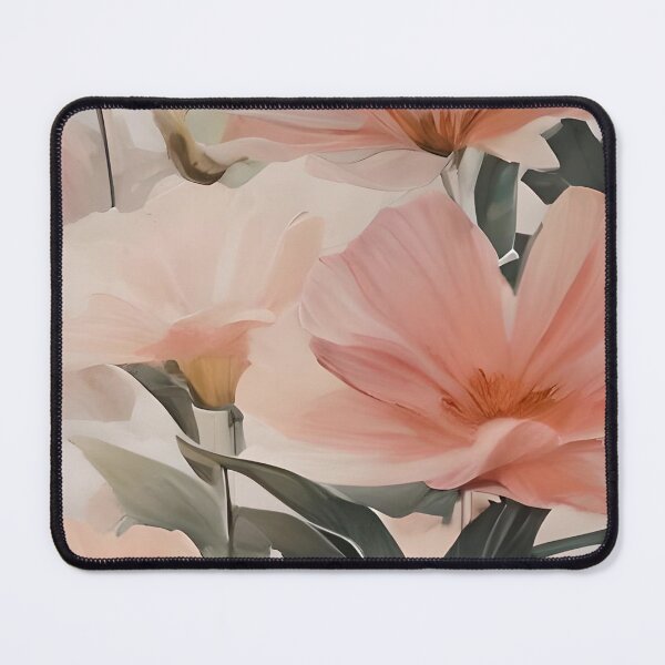 Item preview, Romantic Light Peach Brushstrokes Flower designed and sold by Ciervo Primavera.