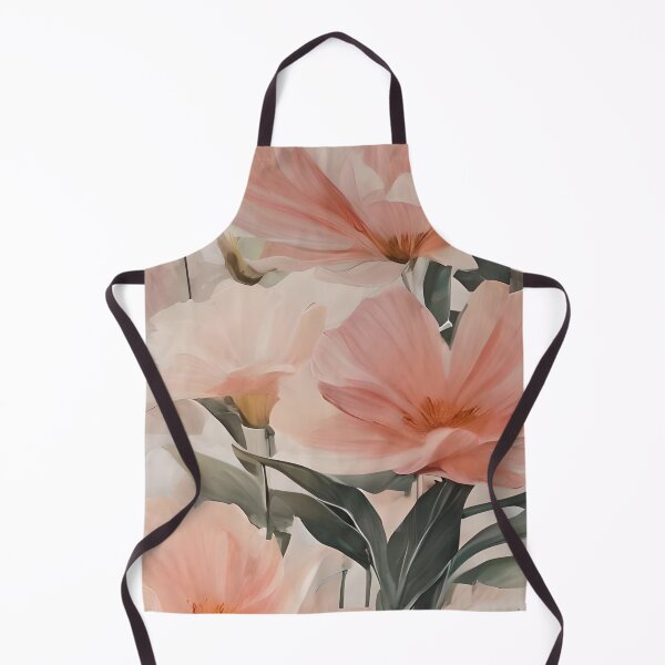 Item preview, Romantic Light Peach Brushstrokes Flower designed and sold by Ciervo Primavera.