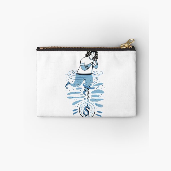 Item preview, Woman in water weighted down by $ designed and sold by jasmineberry.