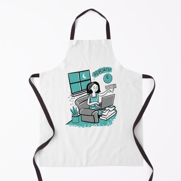 Item preview, A woman teacher up-late writing reports designed and sold by jasmineberry.