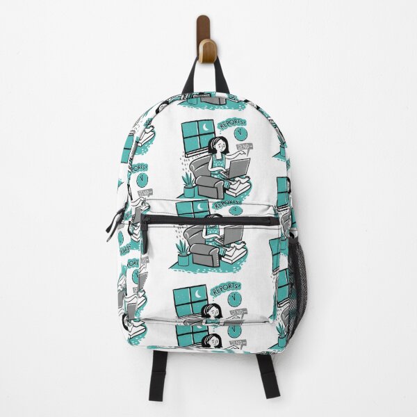 Item preview, A woman teacher up-late writing reports designed and sold by jasmineberry.