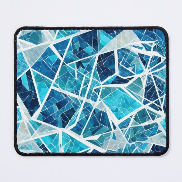 Item preview, Shattered Sapphire Geometric Abstract designed and sold by Harmonic_Layers.