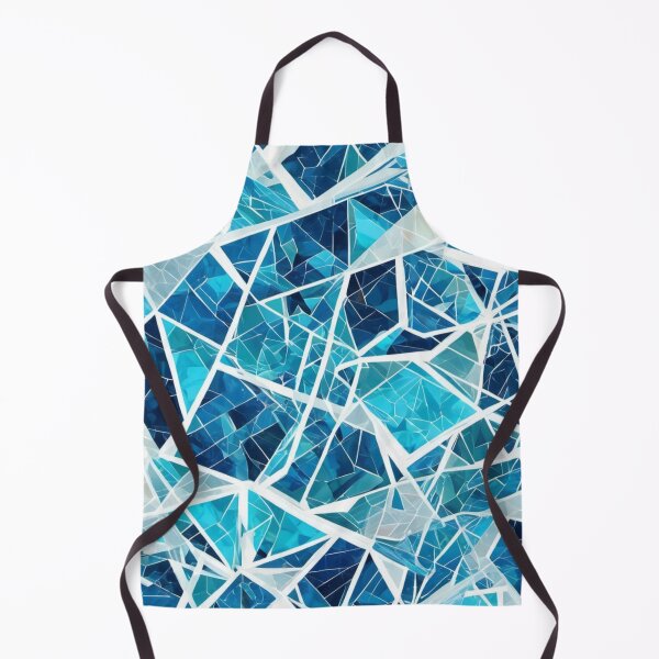 Item preview, Shattered Sapphire Geometric Abstract designed and sold by Harmonic_Layers.