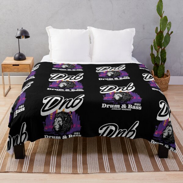 Item preview, DNB - Concrete Jungle King (white/purple) designed and sold by Discothreadz.