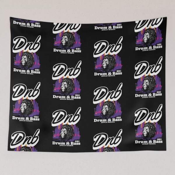 Item preview, DNB - Concrete Jungle King (white/purple)  designed and sold by Discothreadz.
