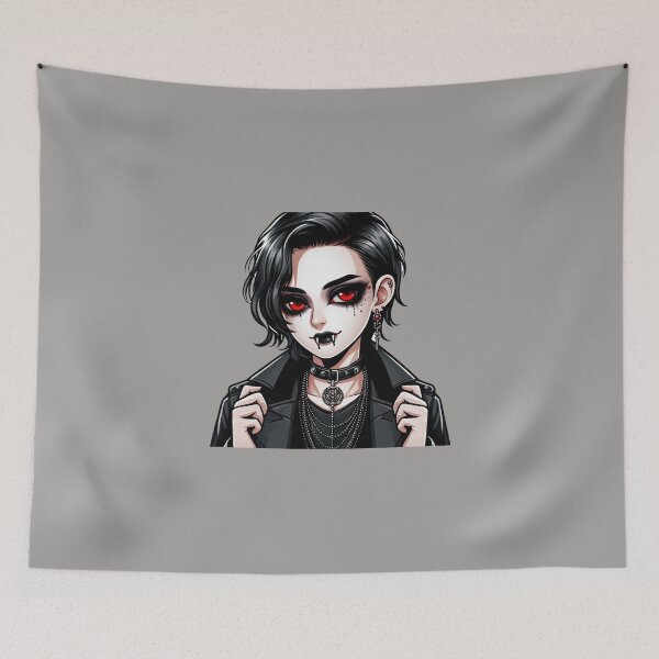 Item preview, Sexy Vampire Girl with red eyes designed and sold by DarkWitch03.
