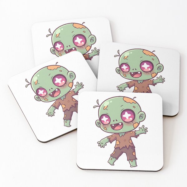 Aperçu de l'œuvre Joyeux Chibi Zombie – Personnage mignon de mort-vivant kawaii créée et vendue par Greemo03.