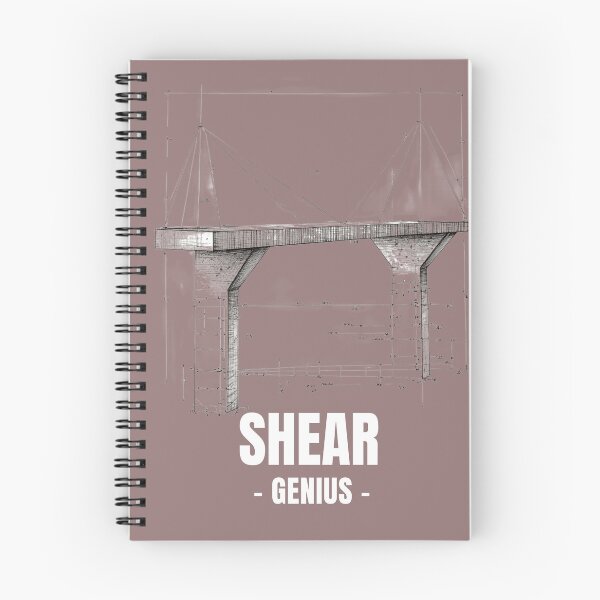 Item preview, "Shear Genius" Engineering Pun designed and sold by Mochasgoods.