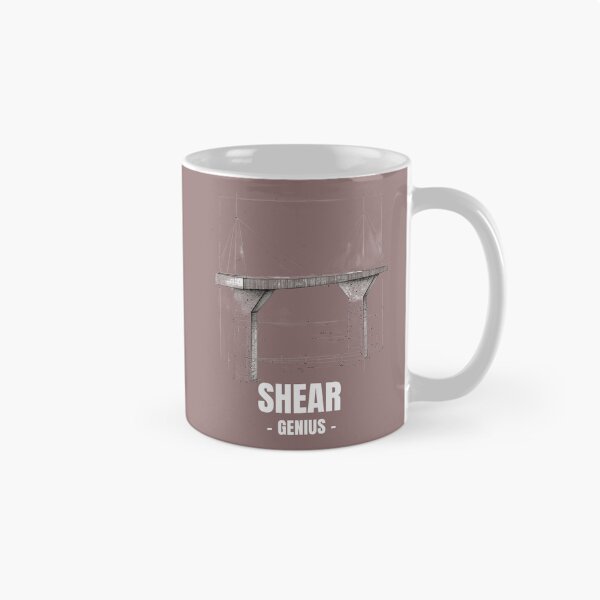 Item preview, "Shear Genius" Engineering Pun designed and sold by Mochasgoods.