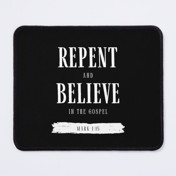 Item preview, Repent and Believe in the Gospel (Mark 1:15) Ash Wednesday designed and sold by ureggie.