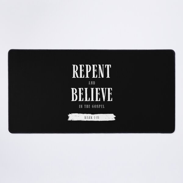 Item preview, Repent and Believe in the Gospel (Mark 1:15) Ash Wednesday designed and sold by ureggie.