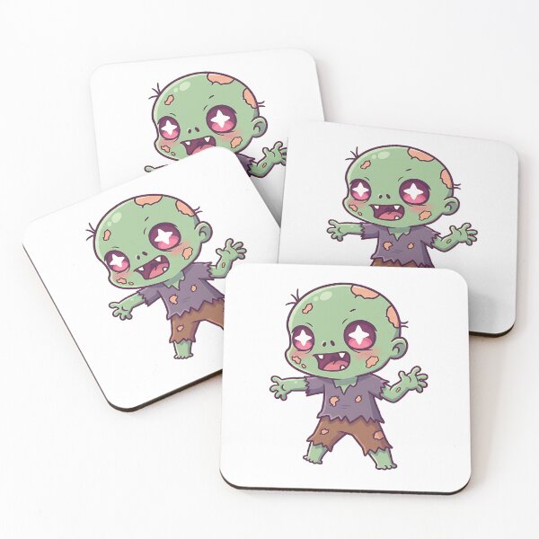 Aperçu de l'œuvre Kawaii Chibi Zombie – Personnage mort-vivant mignon et effrayant créée et vendue par Greemo03.