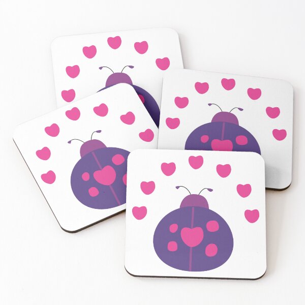 Item preview, Cute Hand Drawn Ladybug Lovebug with Hearts and Love designed and sold by MoePark.