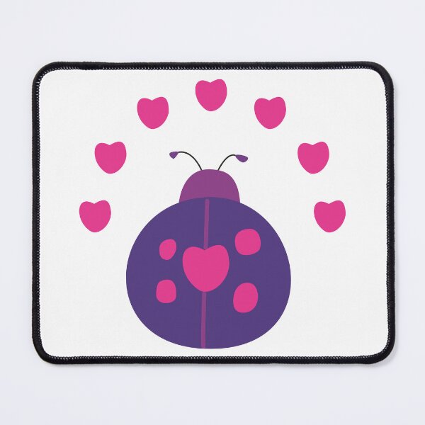 Item preview, Cute Hand Drawn Ladybug Lovebug with Hearts and Love designed and sold by MoePark.