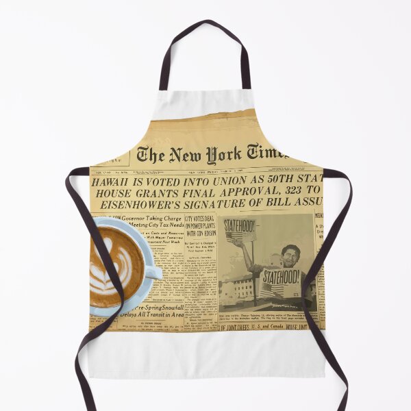 Item preview, Vintage Newspaper and Latte designed and sold by KLongMakes.