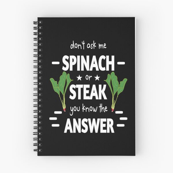 Item preview, National Spinach Day spinach lovers a cool spinach vegetable steak irony  designed and sold by vibeno1.