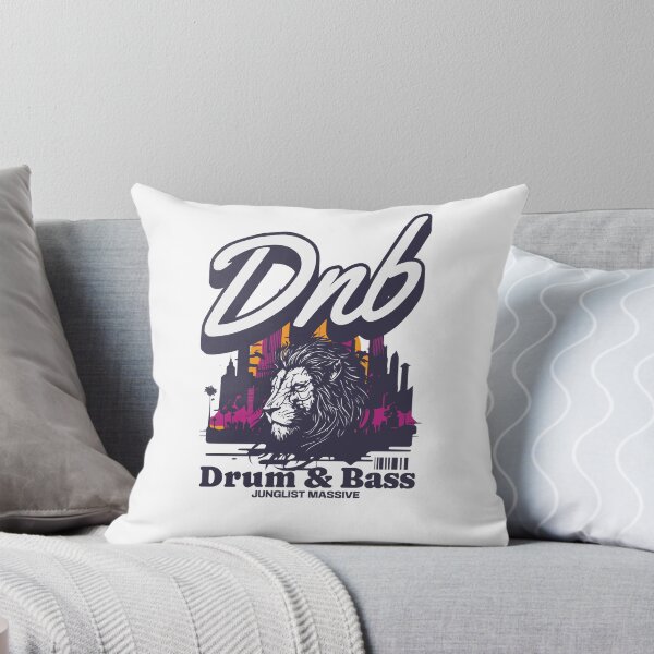 Item preview, DNB - Concrete Jungle King (plum/orange)  designed and sold by Discothreadz.