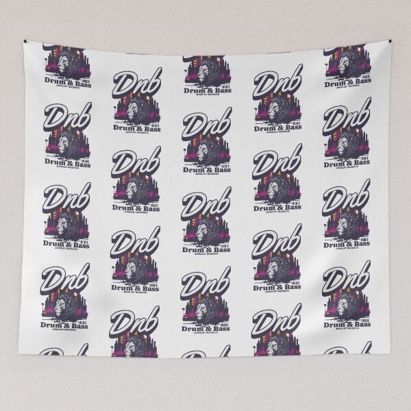 Item preview, DNB - Concrete Jungle King (plum/orange)  designed and sold by Discothreadz.