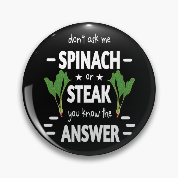 Item preview, National Spinach Day spinach lovers a cool spinach vegetable steak irony  designed and sold by vibeno1.
