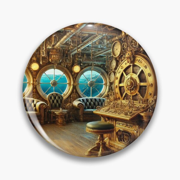 Item preview, The retrofuturistic steampunk Nautilus submarine designed and sold by VidyoeDesigns67.