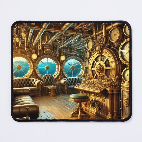 Item preview, The retrofuturistic steampunk Nautilus submarine designed and sold by VidyoeDesigns67.