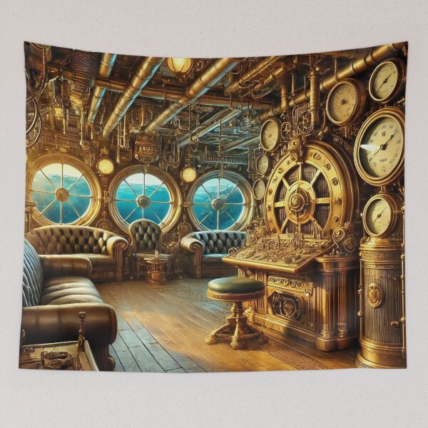 Item preview, The retrofuturistic steampunk Nautilus submarine designed and sold by VidyoeDesigns67.