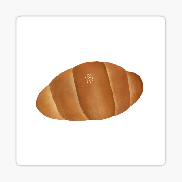 Item preview, croissant designed and sold by Natalie Tien Illustration.