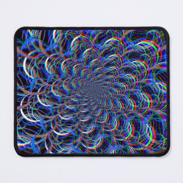 Item preview, Vibrant Hypnotic Spiral with Glitch Effect designed and sold by Kallmekuhh.