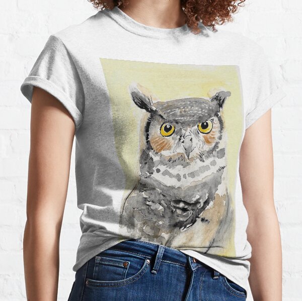 Item preview, Great-Horned Owl designed and sold by herongirlart.