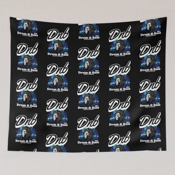 Item preview, DNB - Concrete Jungle King (White/Blue)  designed and sold by Discothreadz.