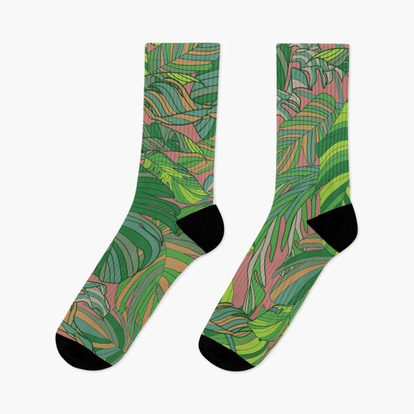 Item preview, tropical monstera leaves designed and sold by k-rastory.