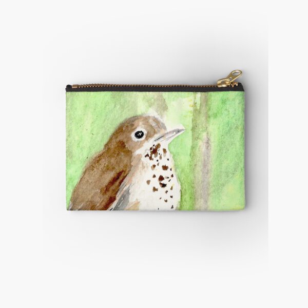 Item preview, Hermit Thrush designed and sold by herongirlart.