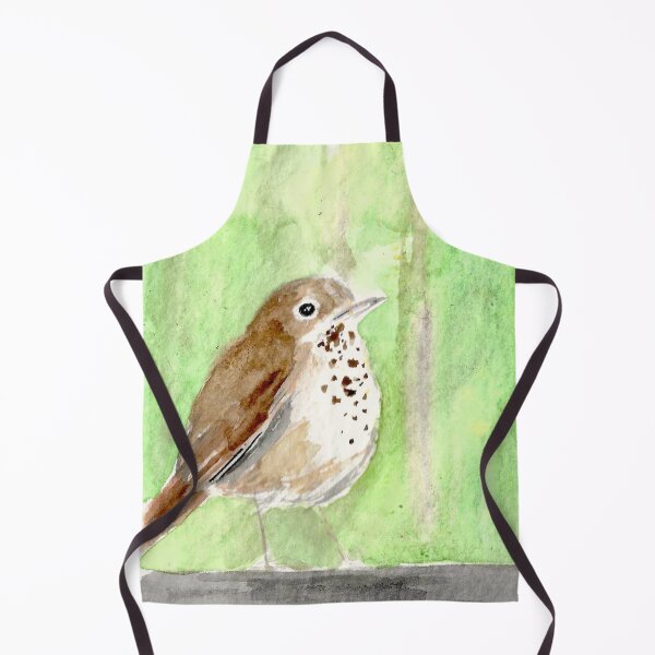 Item preview, Hermit Thrush designed and sold by herongirlart.