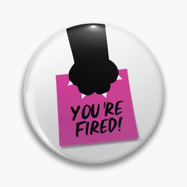 Item preview, The Ides of Trump • You're Fired! Pink Slip with Cat Paw designed and sold by MannyShop.