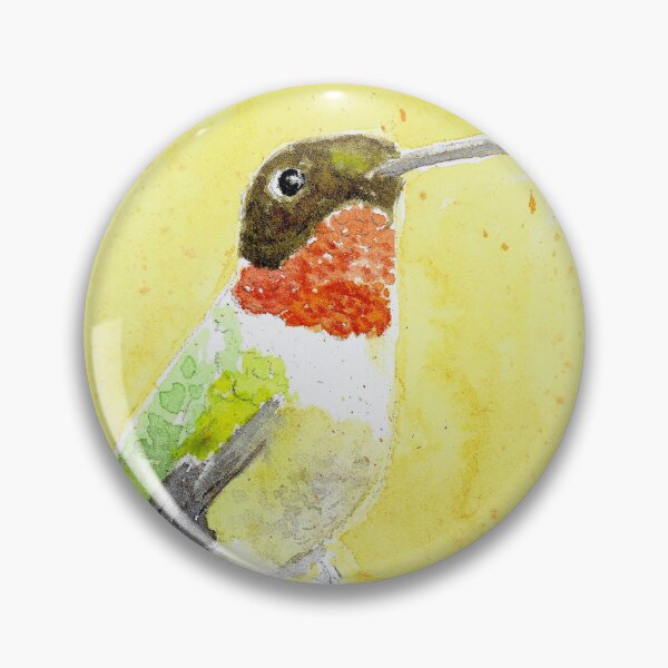 Item preview, Ruby-Throated Hummingbird designed and sold by herongirlart.