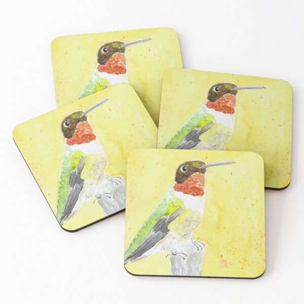 Item preview, Ruby-Throated Hummingbird designed and sold by herongirlart.