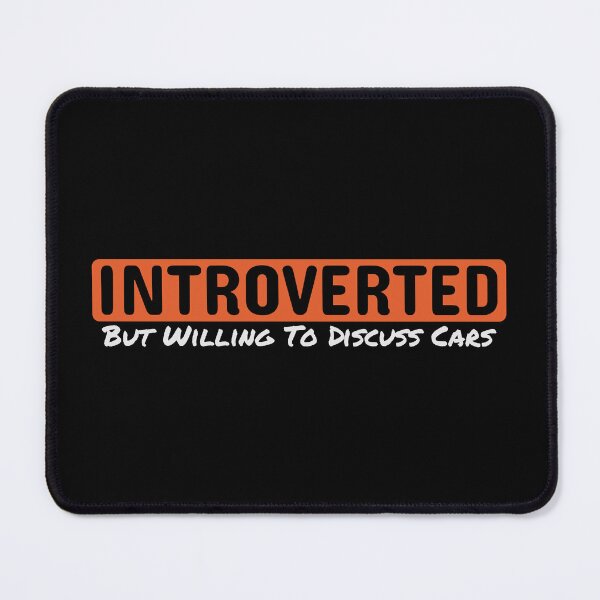 Item preview, Introverted, But Willing to Discuss Cars designed and sold by Automotive Art by Greg.