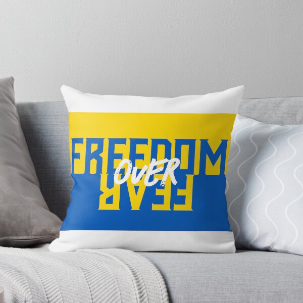 Item preview, Freedom Over Fear - Support Ukraine designed and sold by Boddicca.