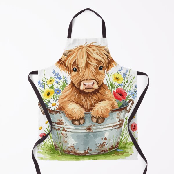 Item preview, Floral Highland Cow, Cow lover gift designed and sold by rich4Design.