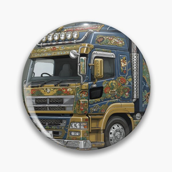 Artikelvorschau, Dekotora im Bosozoku-Stil: Japanischer Dekorations-Truck entworfen und verkauft von Brendan Arthur Ring.
