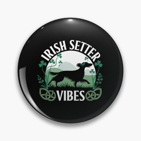 Artikelvorschau, Irish Setter Vibes Shirt - Keltisches Hundeliebhaber-T-Shirt - St. Patrick's Day Irish Dog Apparel entworfen und verkauft von lorvenson.