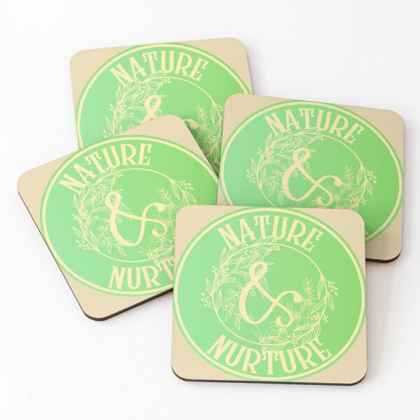Item preview, Nature and Nurture Green and Yellow Badge designed and sold by Pink Ribbon.